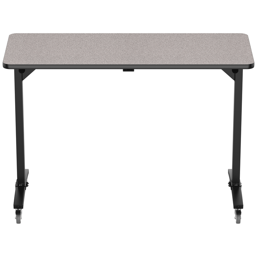 NPS Mobile Flipper Table - Space - Saving, Durable & Easy Mobility 24"W x 60""L x 42"H (NPS - MFT10 - 24603) - SchoolOutlet