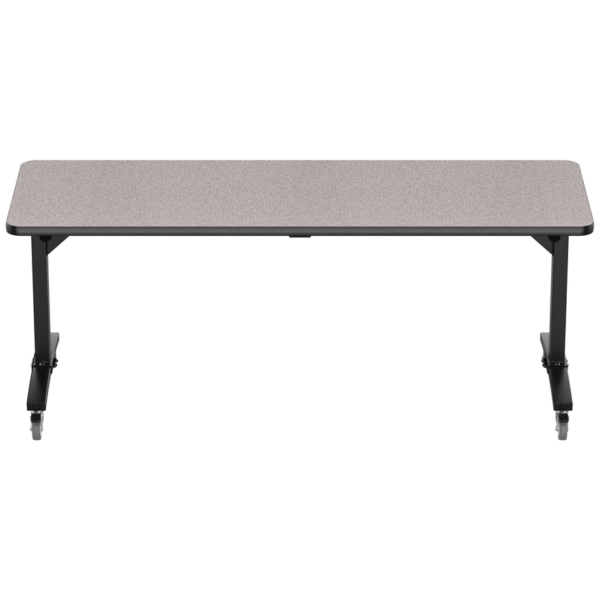 NPS Mobile Flipper Table - Space - Saving, Durable & Easy Mobility 24"W x 72"L x 29"H ADA (NPS - MFT10 - 24721) - SchoolOutlet