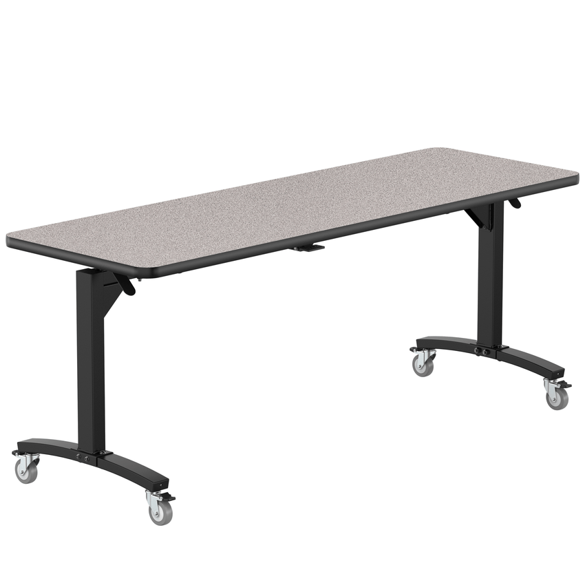 NPS Mobile Flipper Table - Space - Saving, Durable & Easy Mobility 24"W x 72"L x 29"H ADA (NPS - MFT10 - 24721) - SchoolOutlet