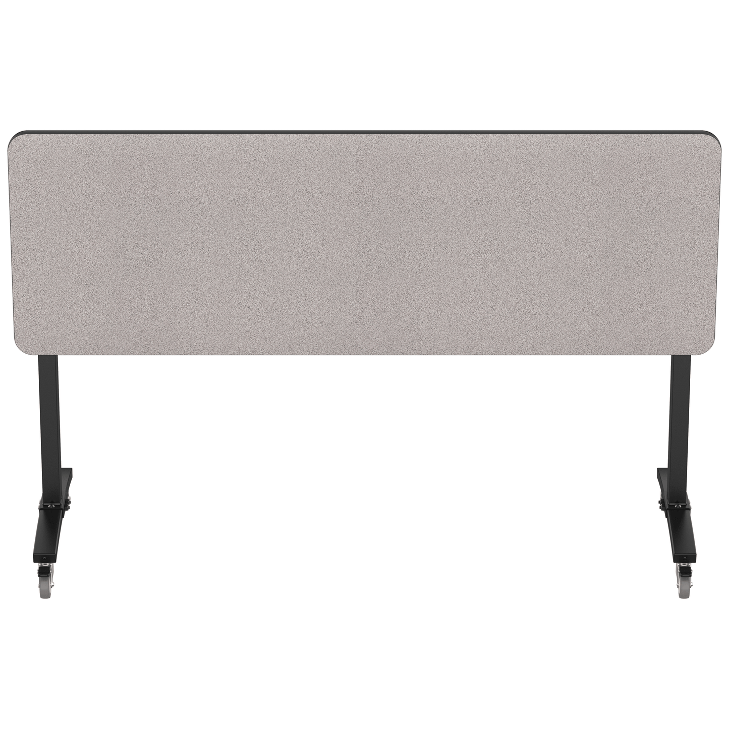 NPS Mobile Flipper Table - Space - Saving, Durable & Easy Mobility 24"W x 72"L x 36"H (NPS - MFT10 - 24722) - SchoolOutlet