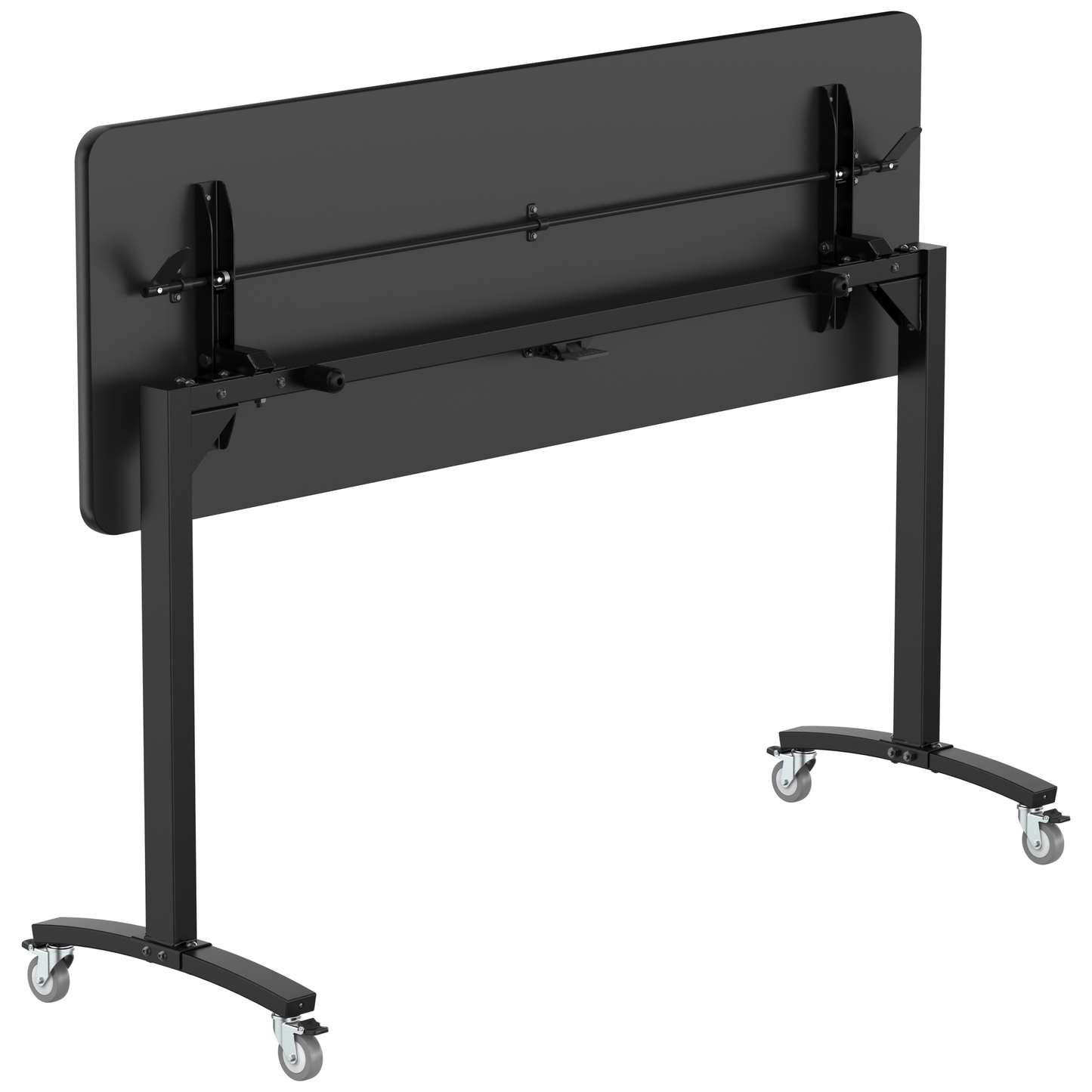 NPS Mobile Flipper Table - Space - Saving, Durable & Easy Mobility 24"W x 72"L x 42"H (NPS - MFT10 - 24723) - SchoolOutlet