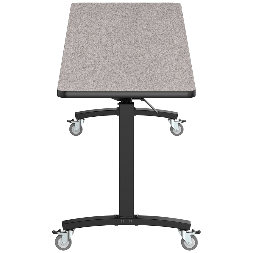 NPS Mobile Flipper Table - Space - Saving, Durable & Easy Mobility 24"W x 96"L x 29"H ADA (NPS - MFT10 - 24961) - SchoolOutlet