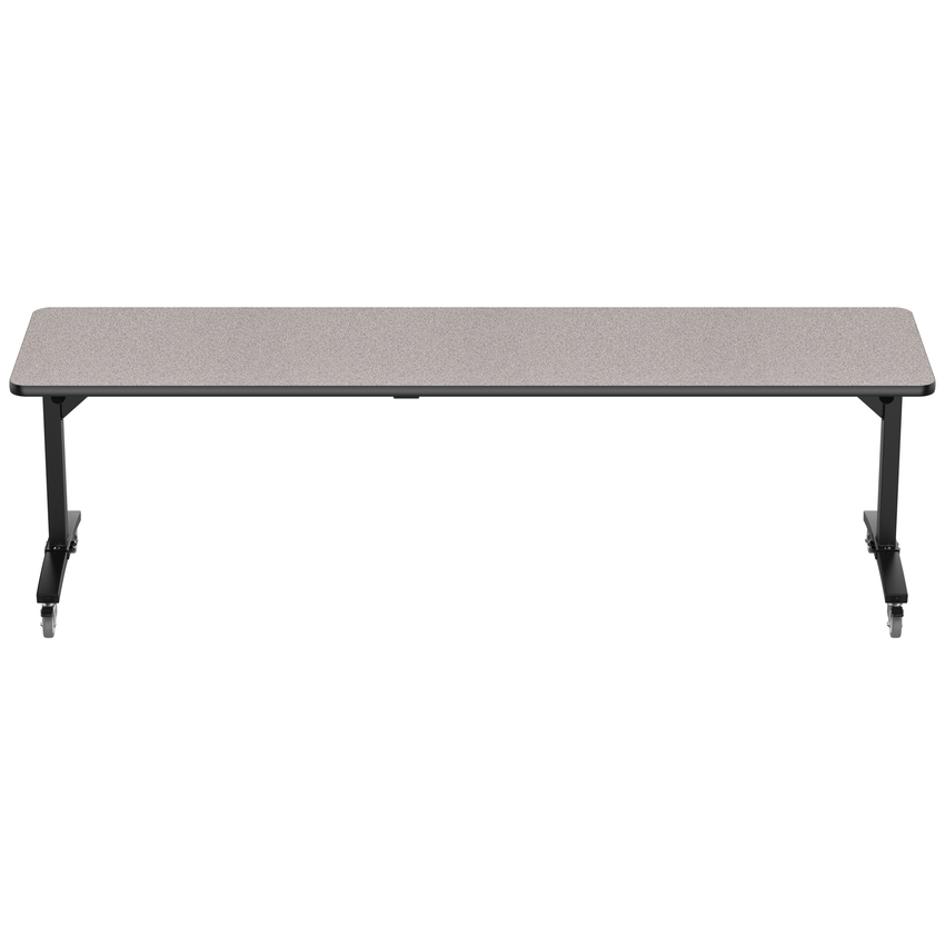 NPS Mobile Flipper Table - Space - Saving, Durable & Easy Mobility 24"W x 96"L x 29"H ADA (NPS - MFT10 - 24961) - SchoolOutlet