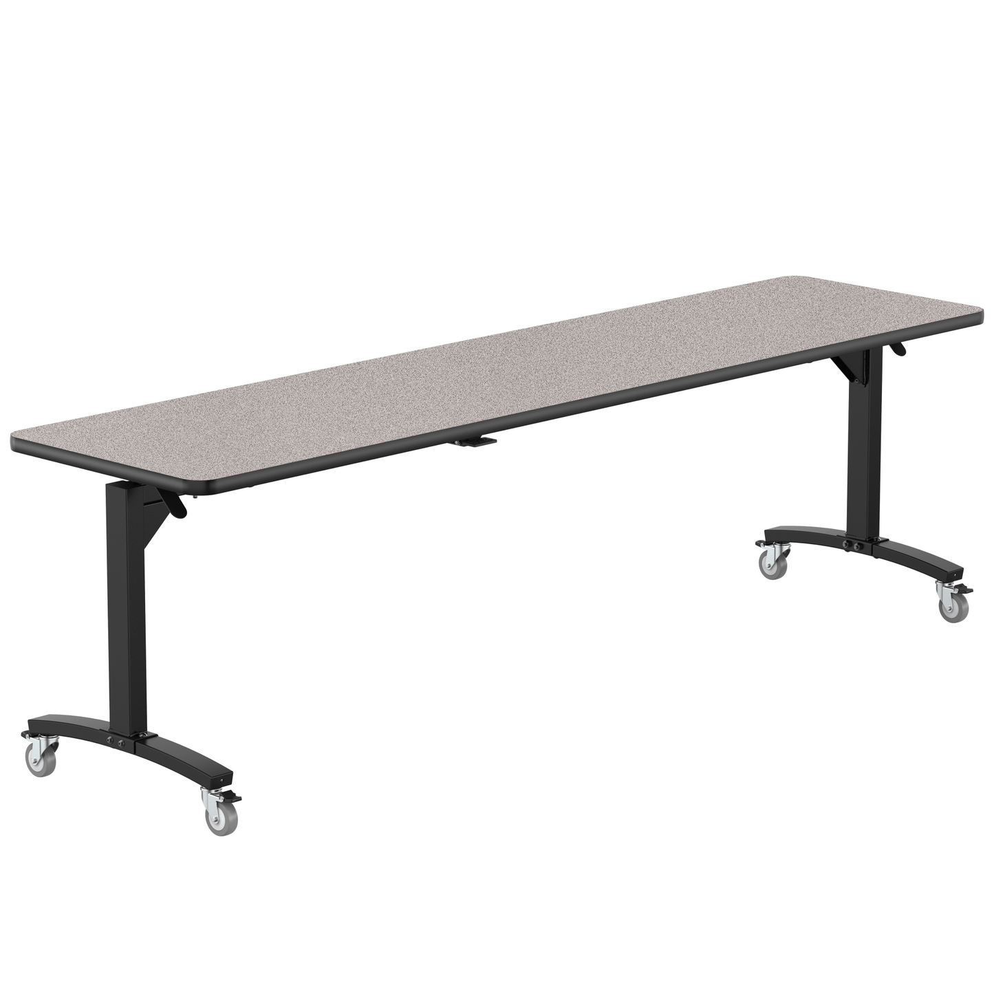 NPS Mobile Flipper Table - Space - Saving, Durable & Easy Mobility 24"W x 96"L x 29"H ADA (NPS - MFT10 - 24961) - SchoolOutlet