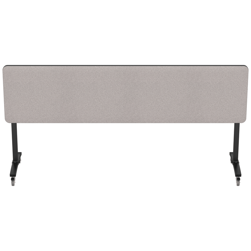 NPS Mobile Flipper Table - Space - Saving, Durable & Easy Mobility 24"W x 96"L x 36"H (NPS - MFT10 - 24962) - SchoolOutlet