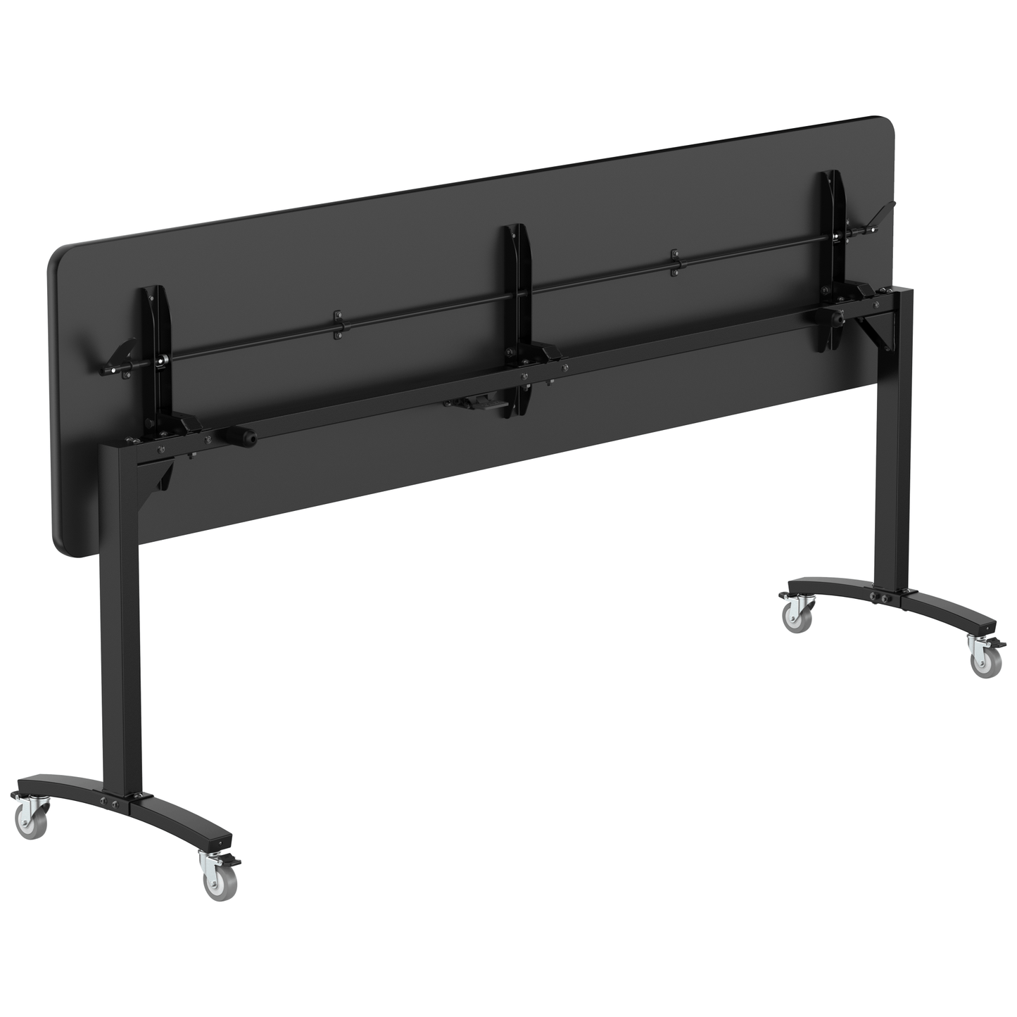 NPS Mobile Flipper Table - Space - Saving, Durable & Easy Mobility 24"W x 96"L x 36"H (NPS - MFT10 - 24962) - SchoolOutlet