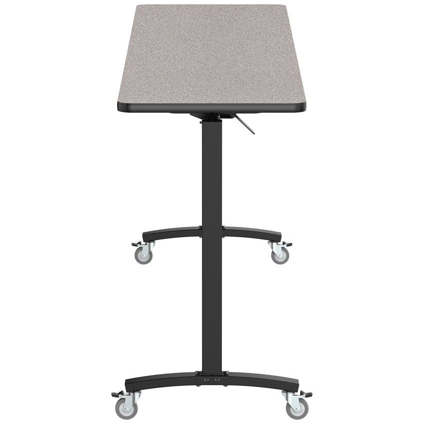 NPS Mobile Flipper Table - Space - Saving, Durable & Easy Mobility 24"W x 96"L x 42"H (NPS - MFT10 - 24963) - SchoolOutlet