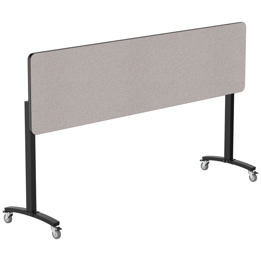 NPS Mobile Flipper Table - Space - Saving, Durable & Easy Mobility 24"W x 96"L x 42"H (NPS - MFT10 - 24963) - SchoolOutlet