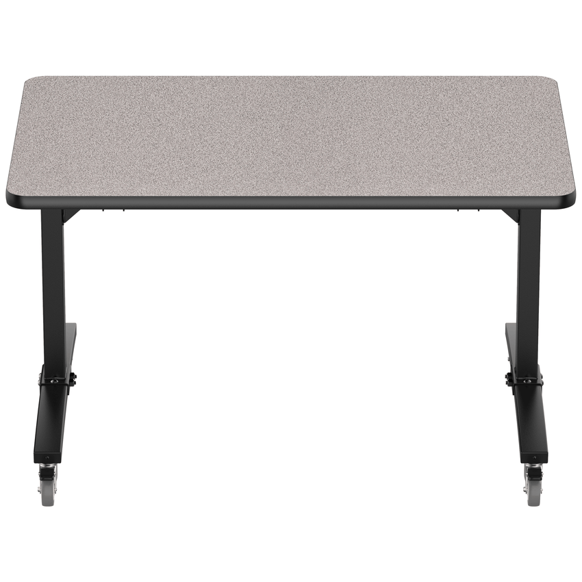 NPS Mobile Flipper Table - Space - Saving, Durable & Easy Mobility 30"W x 48"L x 29"H ADA (NPS - MFT10 - 30481) - SchoolOutlet