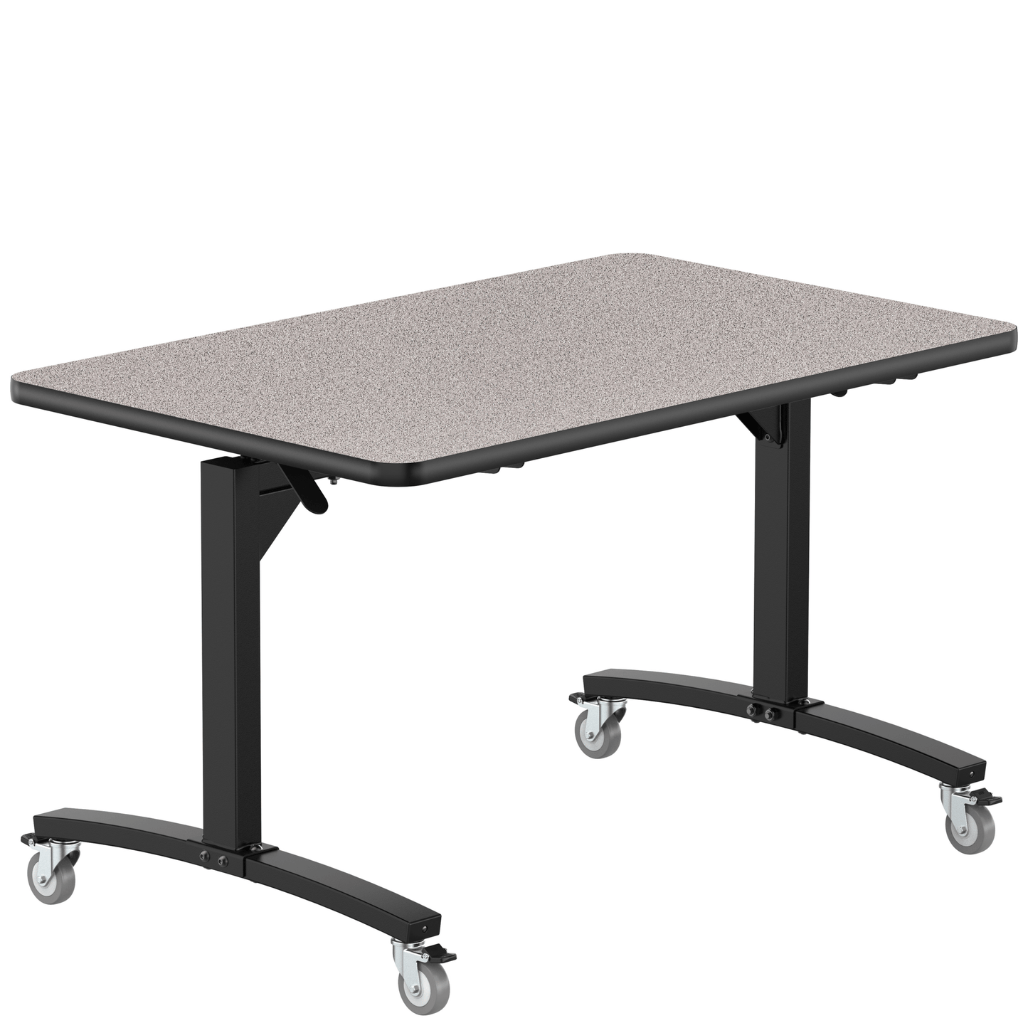 NPS Mobile Flipper Table - Space - Saving, Durable & Easy Mobility 30"W x 48"L x 29"H ADA (NPS - MFT10 - 30481) - SchoolOutlet