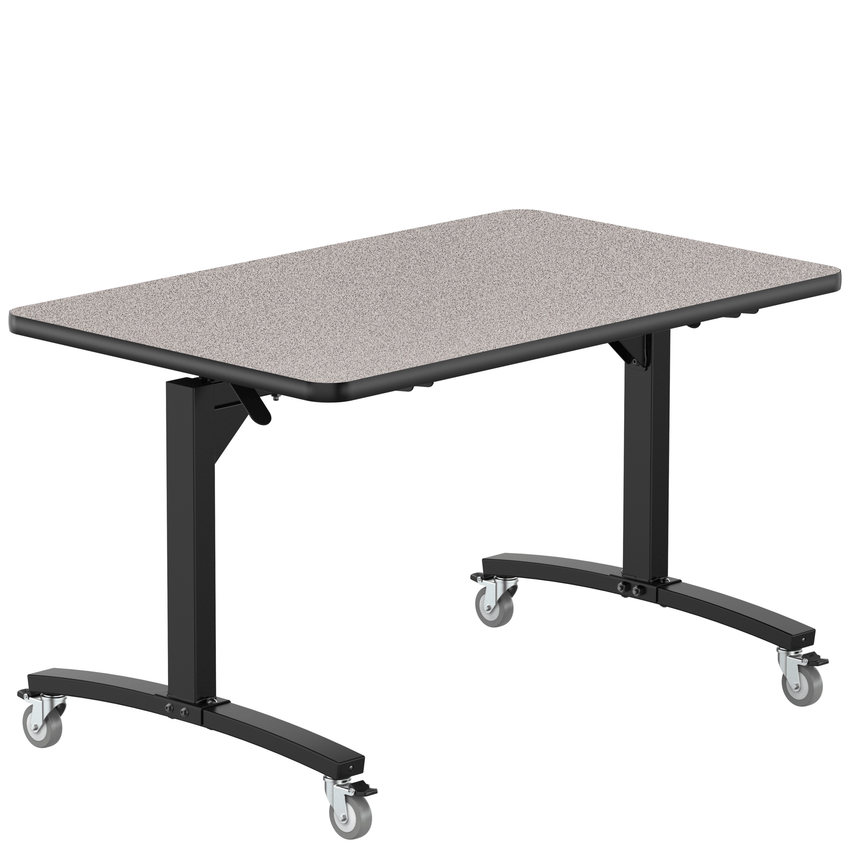 NPS Mobile Flipper Table - Space - Saving, Durable & Easy Mobility 30"W x 48"L x 29"H ADA (NPS - MFT10 - 30481) - SchoolOutlet