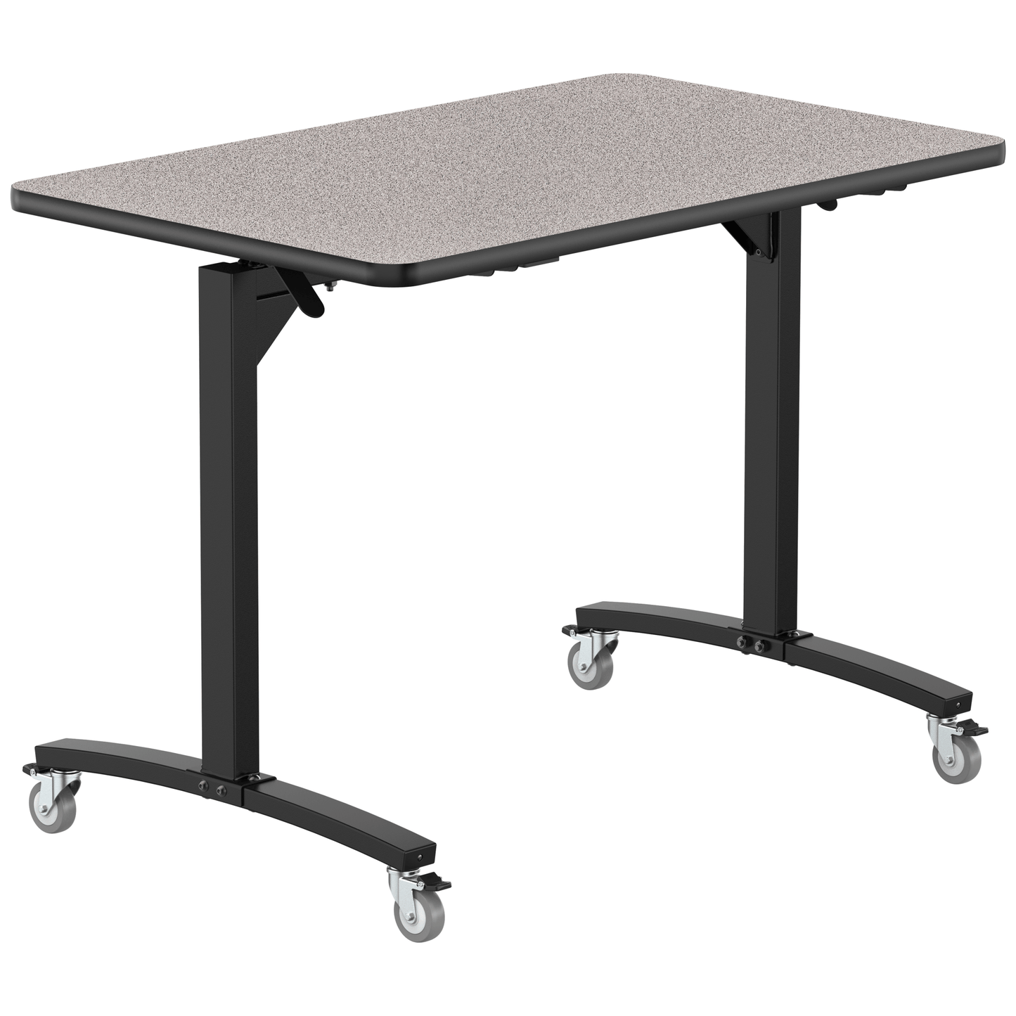 NPS Mobile Flipper Table - Space - Saving, Durable & Easy Mobility 30"W x 48"L x 36"H (NPS - MFT10 - 30482) - SchoolOutlet
