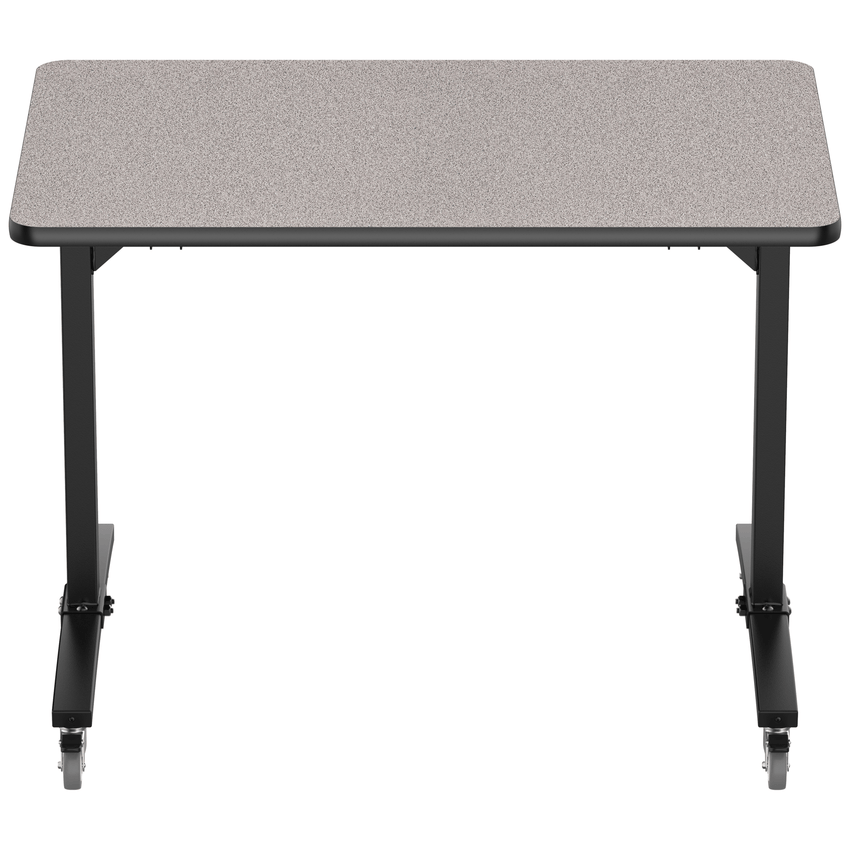 NPS Mobile Flipper Table - Space - Saving, Durable & Easy Mobility 30"W x 48"L x 36"H (NPS - MFT10 - 30482) - SchoolOutlet