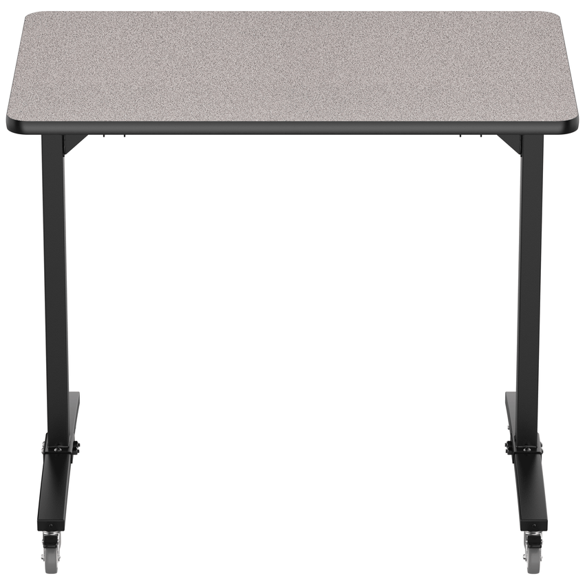 NPS Mobile Flipper Table - Space - Saving, Durable & Easy Mobility 30"W x 48"L x 42"H (NPS - MFT10 - 30483) - SchoolOutlet