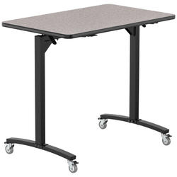 NPS Mobile Flipper Table - Space-Saving, Durable & Easy Mobility 30"W x 48"L x 42"H (NPS-MFT10-30483)