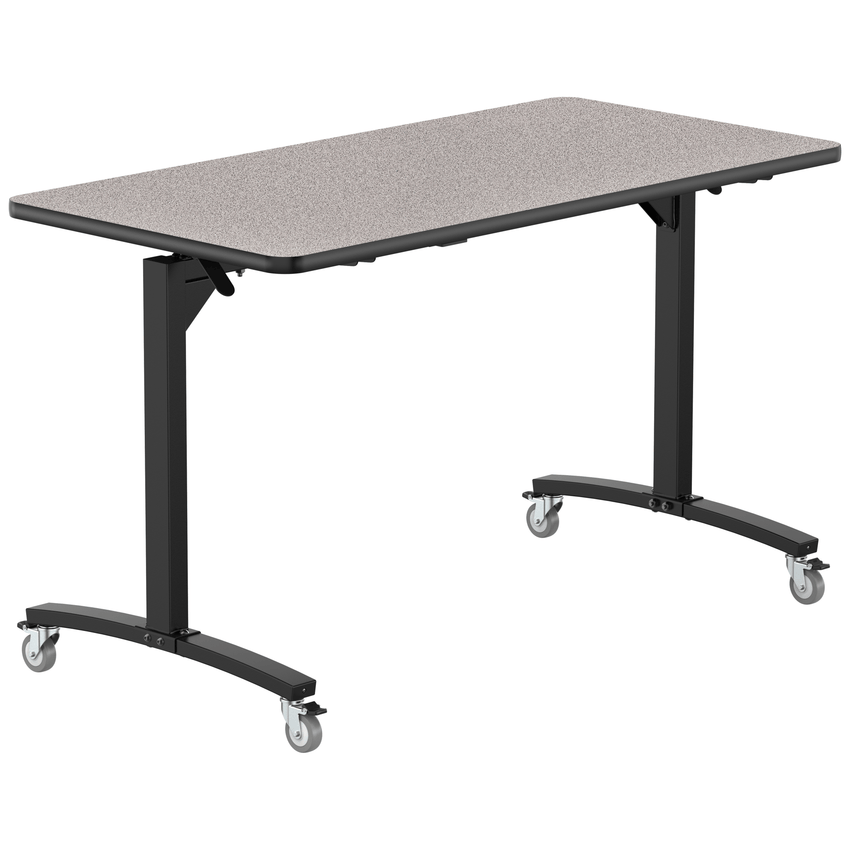 NPS Mobile Flipper Table - Space - Saving, Durable & Easy Mobility 30"W x 60"L x 36"H (NPS - MFT10 - 30602) - SchoolOutlet
