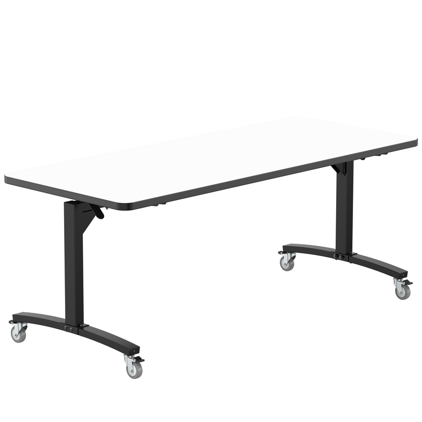 NPS Mobile Flipper Table - Space - Saving, Durable & Easy Mobility 30"W x 72"L x 29"H ADA (NPS - MFT10 - 30721) - SchoolOutlet