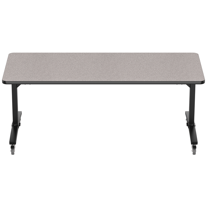 NPS Mobile Flipper Table - Space - Saving, Durable & Easy Mobility 30"W x 72"L x 29"H ADA (NPS - MFT10 - 30721) - SchoolOutlet