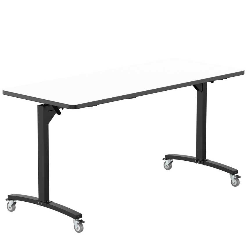 NPS Mobile Flipper Table - Space - Saving, Durable & Easy Mobility 30"W x 72"L x 36"H (NPS - MFT10 - 30722) - SchoolOutlet