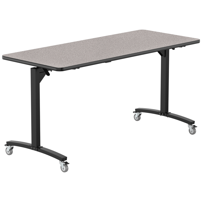 NPS Mobile Flipper Table - Space - Saving, Durable & Easy Mobility 30"W x 72"L x 36"H (NPS - MFT10 - 30722) - SchoolOutlet