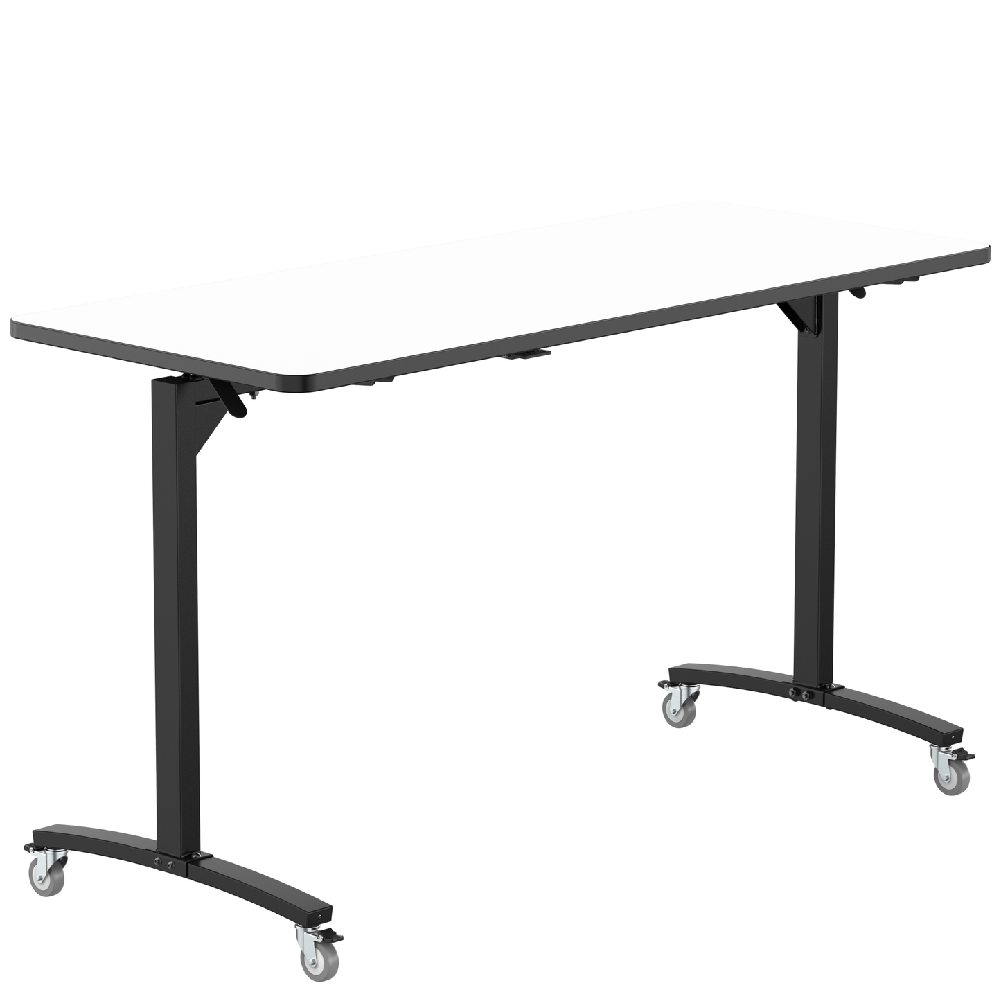 NPS Mobile Flipper Table - Space - Saving, Durable & Easy Mobility 30"W x 72"L x 42"H (NPS - MFT10 - 30723) - SchoolOutlet