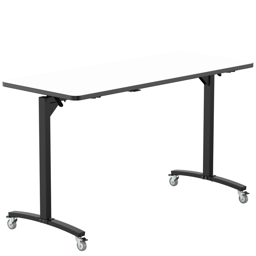 NPS Mobile Flipper Table - Space - Saving, Durable & Easy Mobility 30"W x 72"L x 42"H (NPS - MFT10 - 30723) - SchoolOutlet