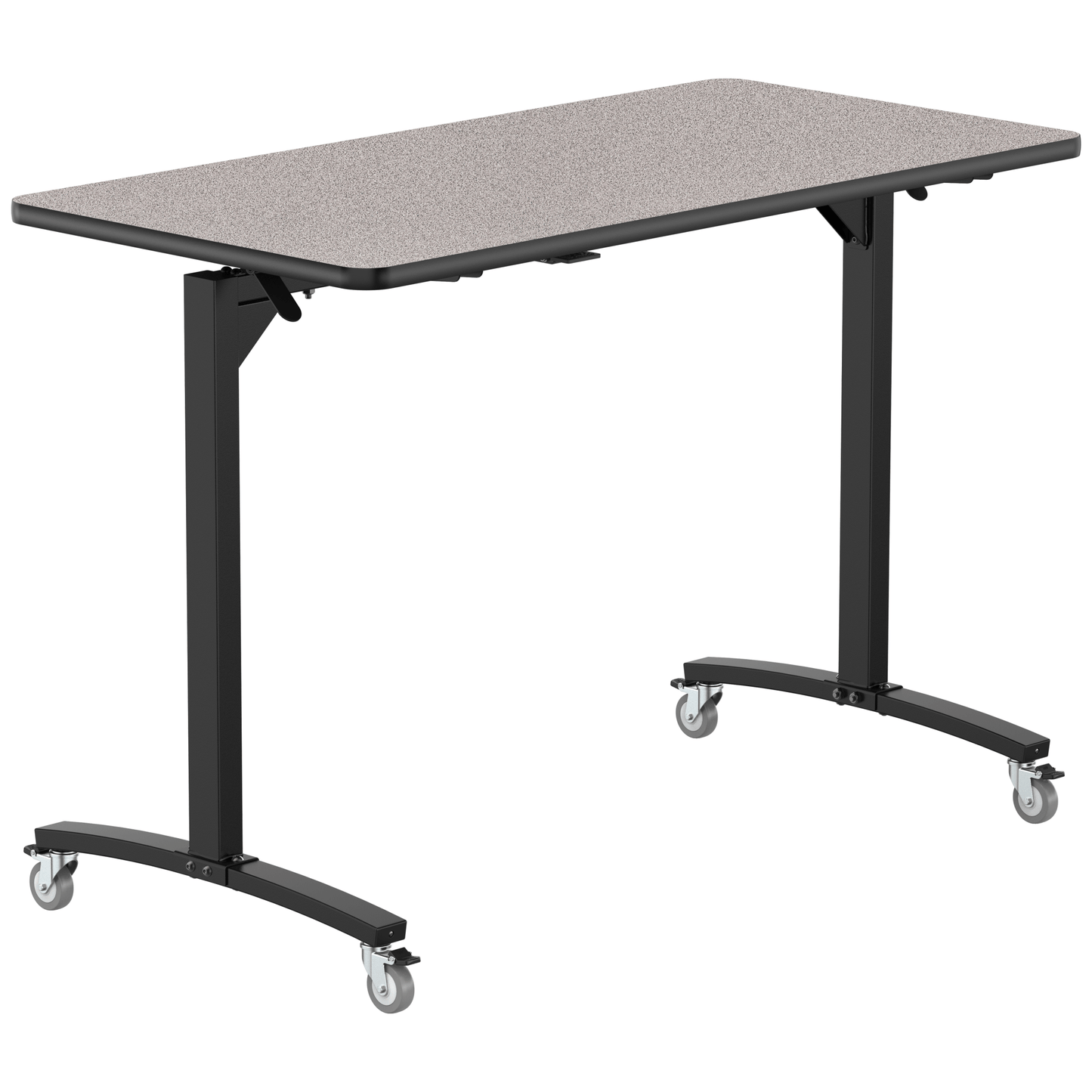 NPS Mobile Flipper Table - Space - Saving, Durable & Easy Mobility 30"W x 72"L x 42"H (NPS - MFT10 - 30723) - SchoolOutlet