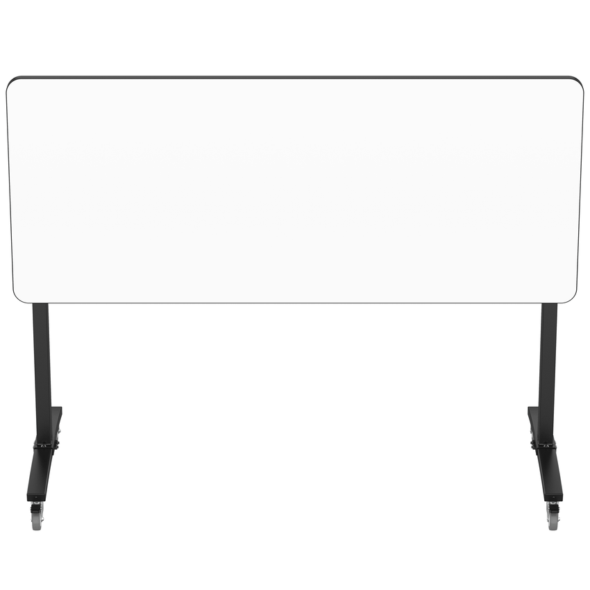 NPS Mobile Flipper Table - Space - Saving, Durable & Easy Mobility 30"W x 72"L x 42"H (NPS - MFT10 - 30723) - SchoolOutlet