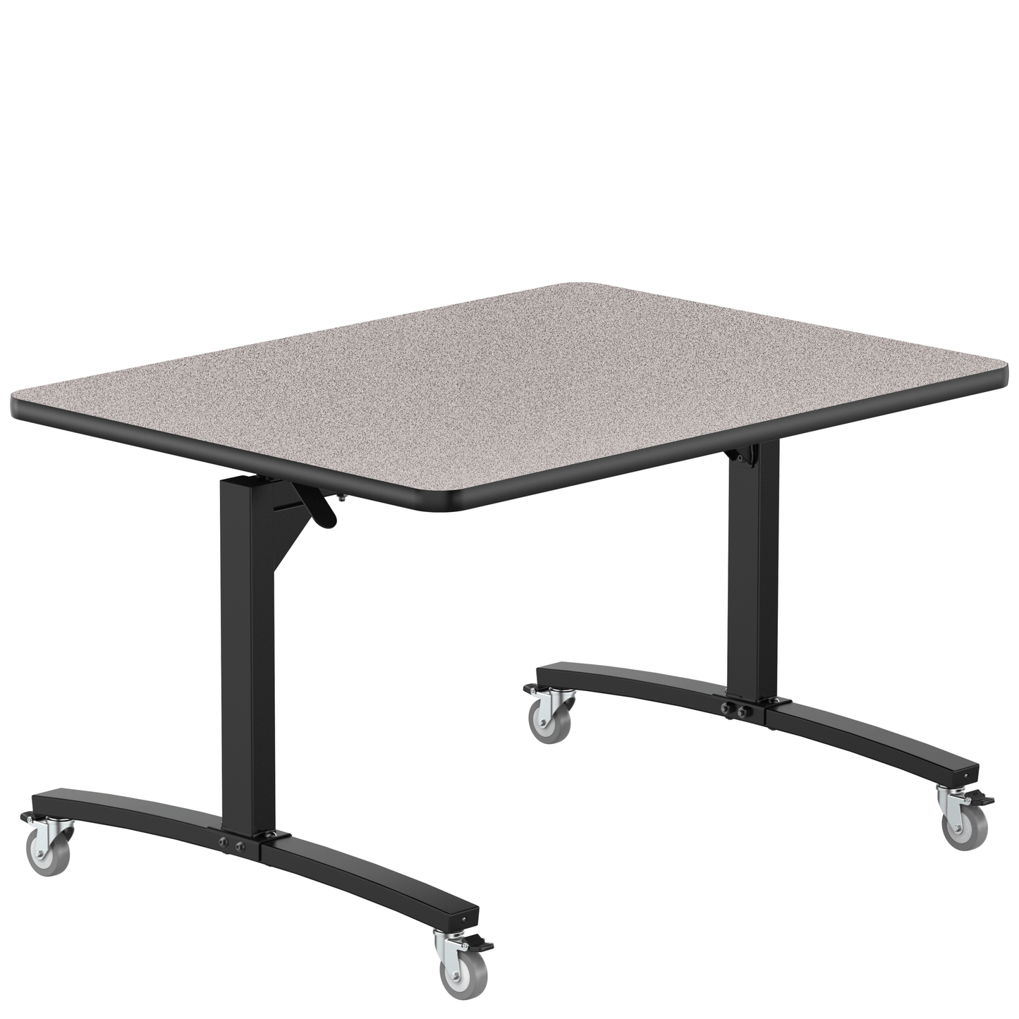 NPS Mobile Flipper Table - Space - Saving, Durable & Easy Mobility 36"W x 48"L x 29"H ADA (NPS - MFT10 - 36481) - SchoolOutlet