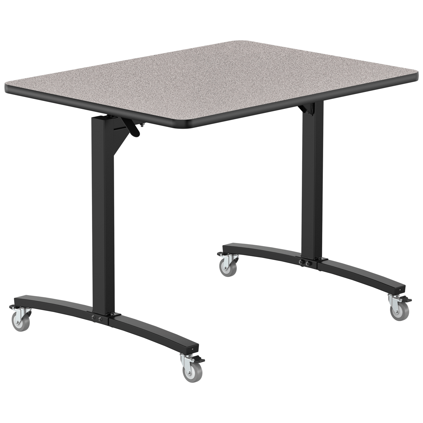 NPS Mobile Flipper Table - Space - Saving, Durable & Easy Mobility 36"W x 48"L x 36"H (NPS - MFT10 - 36482) - SchoolOutlet