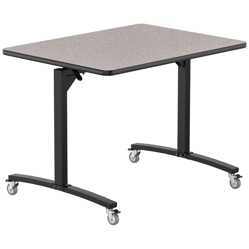 NPS Mobile Flipper Table - Space - Saving, Durable & Easy Mobility 36"W x 48"L x 36"H (NPS - MFT10 - 36482) - SchoolOutlet