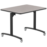 NPS Mobile Flipper Table - Space - Saving, Durable & Easy Mobility 36