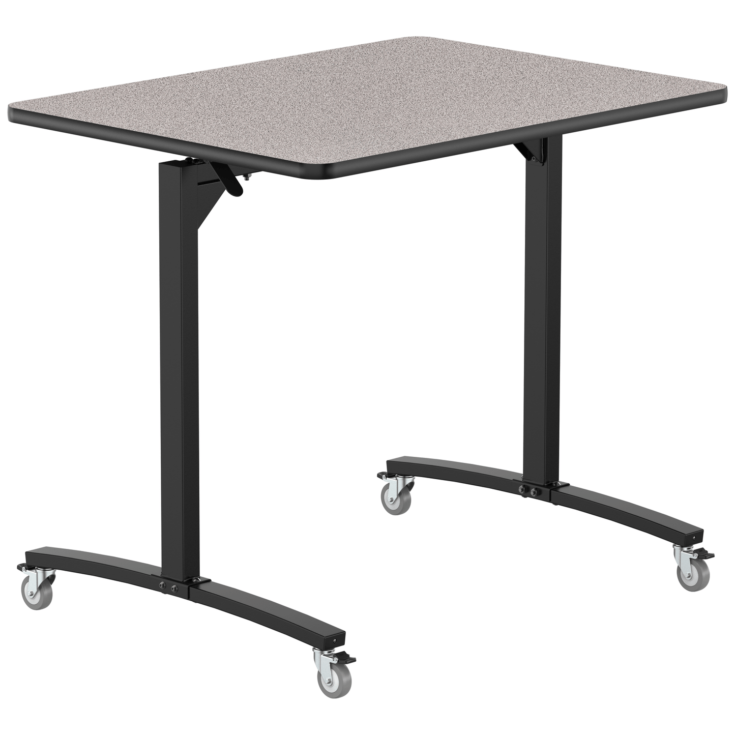 NPS Mobile Flipper Table - Space - Saving, Durable & Easy Mobility 36"W x 48"L x 42"H (NPS - MFT10 - 36483) - SchoolOutlet