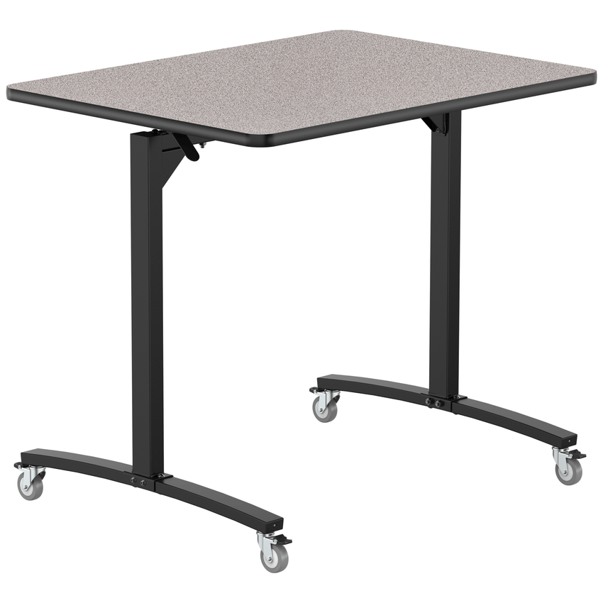 NPS Mobile Flipper Table - Space - Saving, Durable & Easy Mobility 36"W x 48"L x 42"H (NPS - MFT10 - 36483) - SchoolOutlet