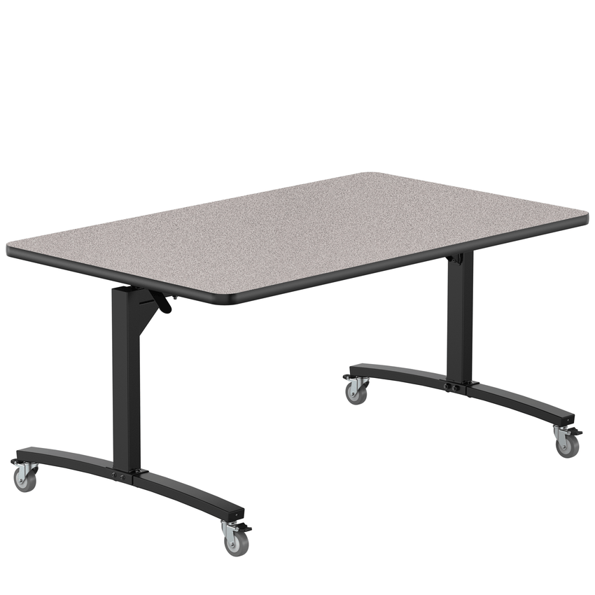 NPS Mobile Flipper Table - Space - Saving, Durable & Easy Mobility 36"W x 60"L x 29"H ADA (NPS - MFT10 - 36601) - SchoolOutlet