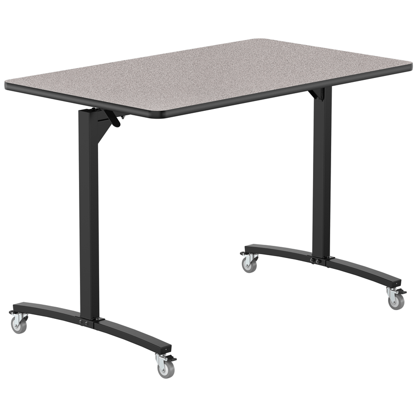 NPS Mobile Flipper Table - Space - Saving, Durable & Easy Mobility 36"W x 60"L x 42"H (NPS - MFT10 - 36603) - SchoolOutlet