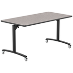 NPS Mobile Flipper Table - Space - Saving, Durable & Easy Mobility 36