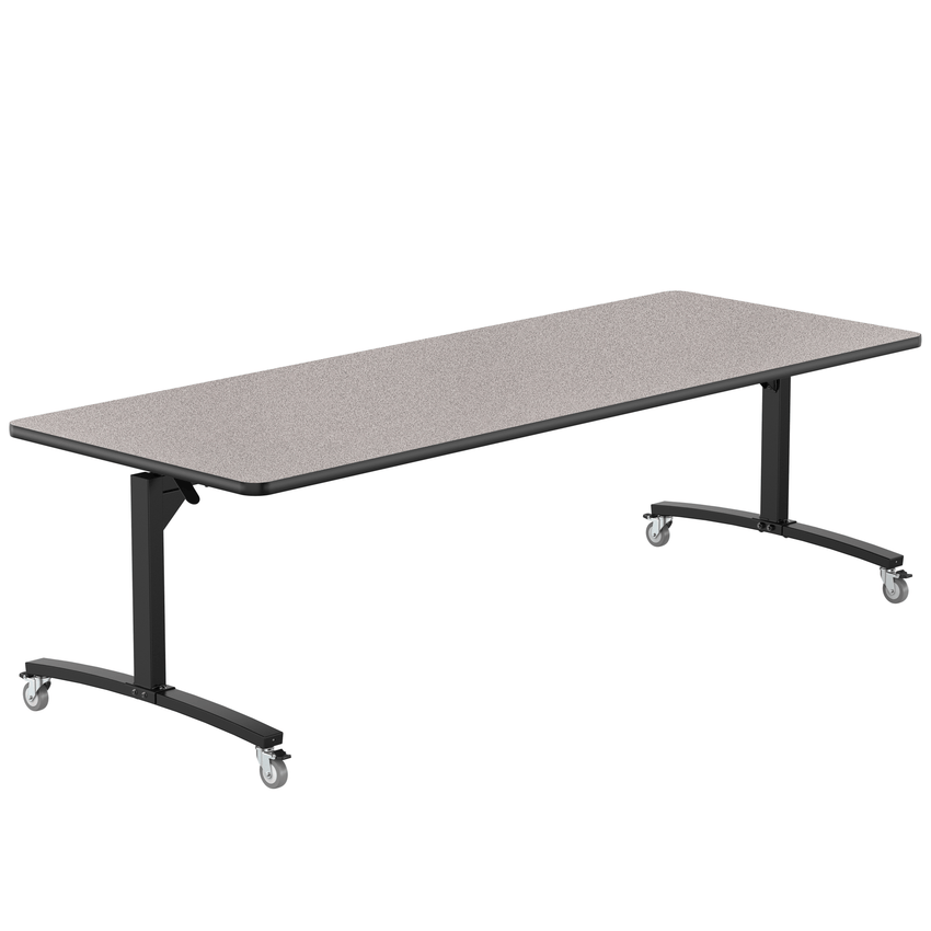 NPS Mobile Flipper Table - Space - Saving, Durable & Easy Mobility 36"W x 96"L x 29"H ADA (NPS - MFT10 - 36961) - SchoolOutlet