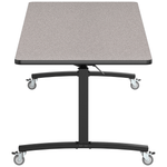 NPS Mobile Flipper Table - Space - Saving, Durable & Easy Mobility 36