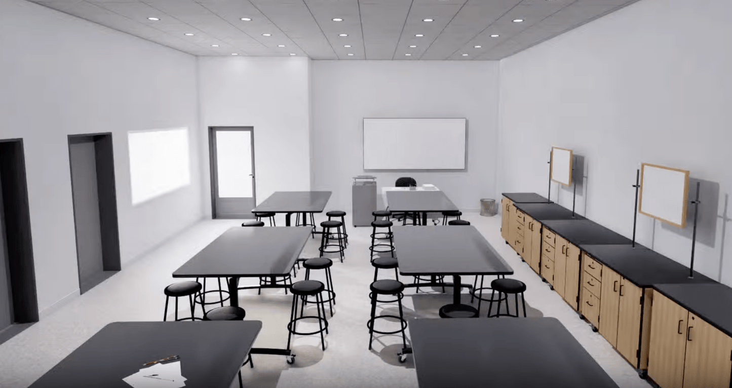 NPS Mobile Flipper Table - Space - Saving, Durable & Easy Mobility 36"W x 96"L x 29"H ADA (NPS - MFT10 - 36961) - SchoolOutlet