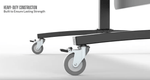 NPS Mobile Flipper Table - Space - Saving, Durable & Easy Mobility 36