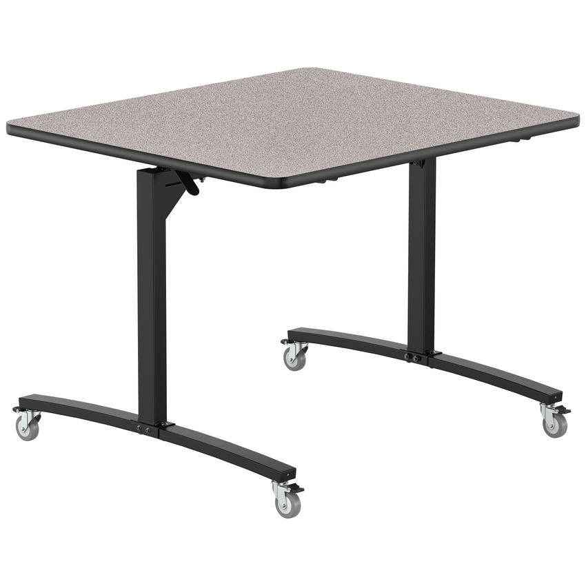 NPS Mobile Flipper Table - Space - Saving, Durable & Easy Mobility 42"W x 48"L x 36"H (NPS - MFT10 - 42482) - SchoolOutlet