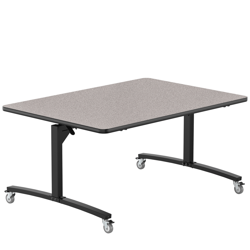 NPS Mobile Flipper Table - Space - Saving, Durable & Easy Mobility 42"W x 60"L x 29"H ADA (NPS - MFT10 - 42601) - SchoolOutlet