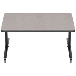 NPS Mobile Flipper Table - Space-Saving, Durable & Easy Mobility 42"W x 60"L x 29"H ADA (NPS-MFT10-42601)
