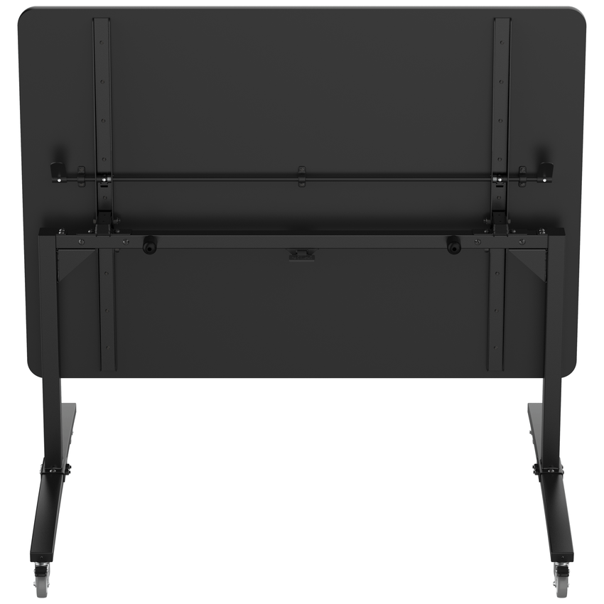 NPS Mobile Flipper Table - Space - Saving, Durable & Easy Mobility 42"W x 60"L x 36"H (NPS - MFT10 - 42602) - SchoolOutlet