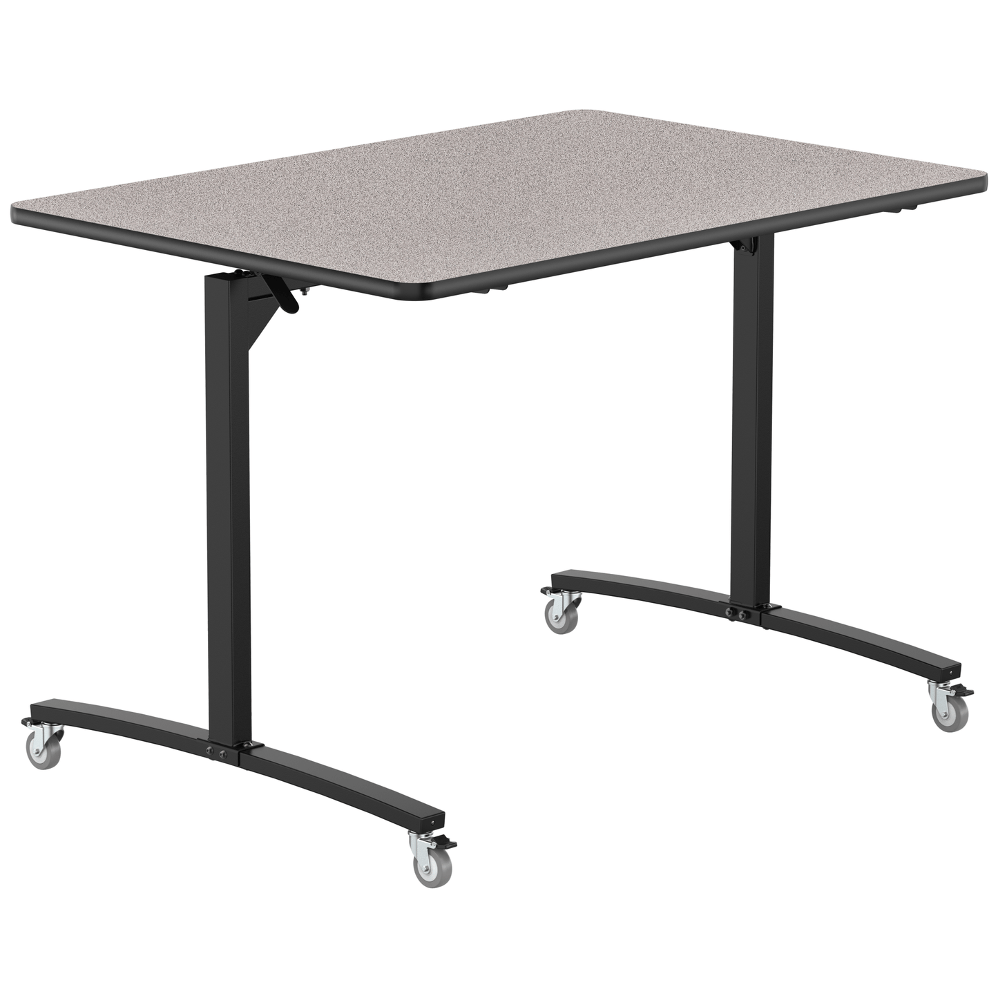 NPS Mobile Flipper Table - Space - Saving, Durable & Easy Mobility 42"W x 60"L x 42"H (NPS - MFT10 - 42603) - SchoolOutlet