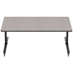 NPS Mobile Flipper Table - Space-Saving, Durable & Easy Mobility 42"W x 72"L x 29"H ADA (NPS-MFT10-42721)