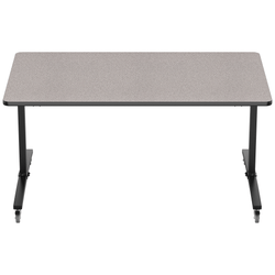 NPS Mobile Flipper Table - Space-Saving, Durable & Easy Mobility 42"W x 72"L x 36"H (NPS-MFT10-42722)