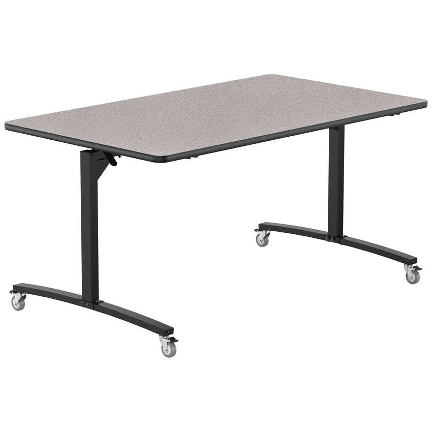 NPS Mobile Flipper Table - Space - Saving, Durable & Easy Mobility 42"W x 72"L x 36"H (NPS - MFT10 - 42722) - SchoolOutlet