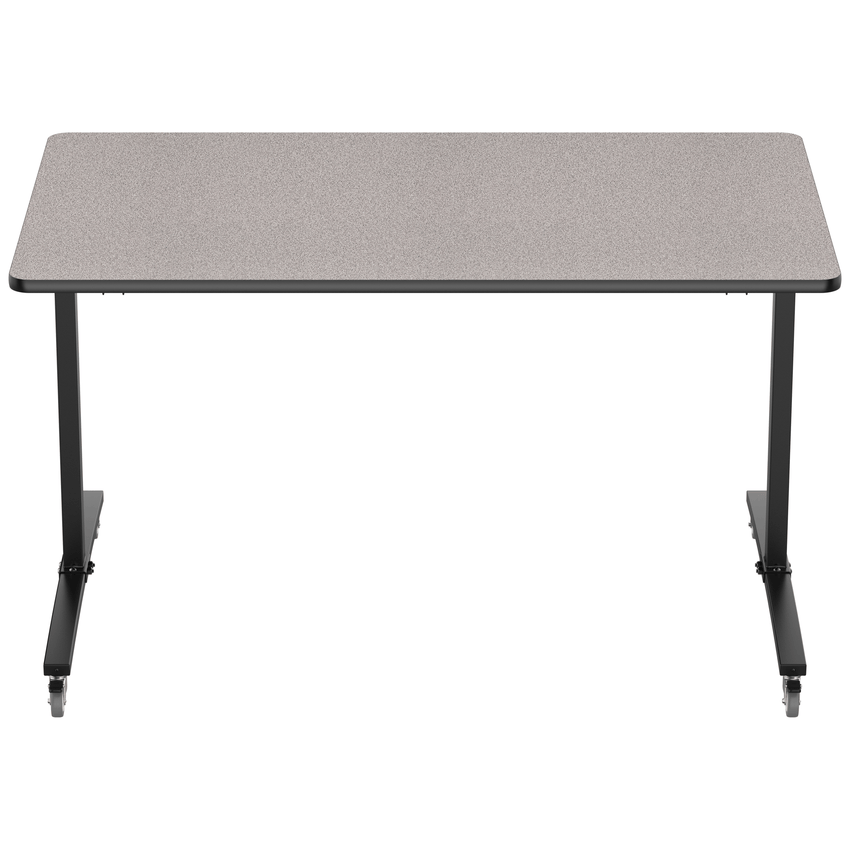 NPS Mobile Flipper Table - Space - Saving, Durable & Easy Mobility 42"W x 72"L x 42"H (NPS - MFT10 - 42723) - SchoolOutlet